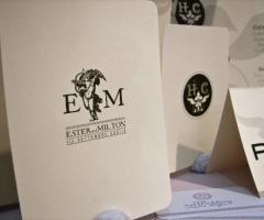 Coordinati in carta per il matrimonio