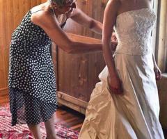 Foto dei preparativi della sposa