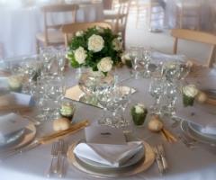 Tavolo per gli invitati al matrimonio