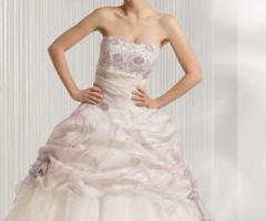 Abito da sposa rosa cipria