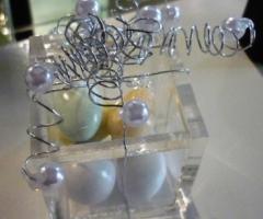 Bomboniera di nozze in plexiglass