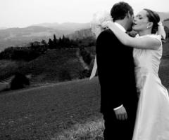 Foto del bacio degli sposi