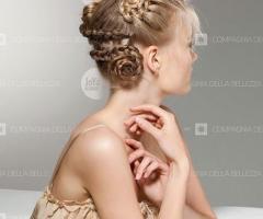 Acconciatura sposa raccolta di Alfio Reitano, parrucchiere sposa a Giarre (Catania)