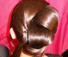 Acconciatura raccolta per la sposa