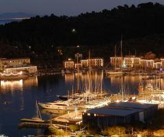 Vista del porticciolo di Porto Venere dall'Hotel della Baia