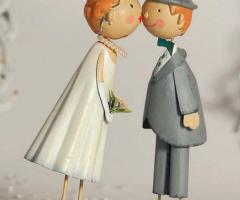 Sposi cake topper - Fiori di Campo