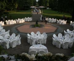 allestimento in giardino