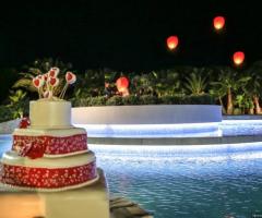 Borgo Ducale Brindisi - Torta nuziale a bordo piscina