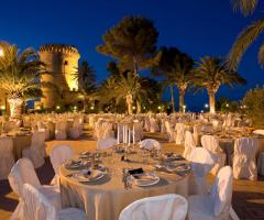 Mise en place con candeliere