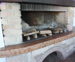 Il camino del ristorante