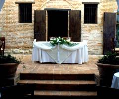 Tavolo degli sposi all'Antico Forziere