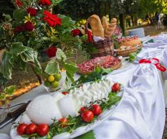 Villa Taticchi - Gli antipasti del ricevimento di nozze