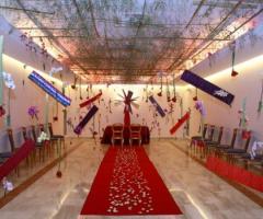 Allestimento floreale per la cerimonia di matrimonio