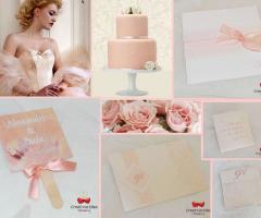 Coordinato per le nozze in rosa