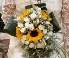 Bouquet con girasoli