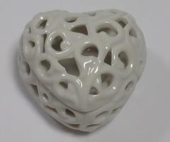 Scatolina ceramica traforata - Bomboniere la Rosa