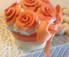 Bomboniera rosa albicocca - Architetto Wed Designer