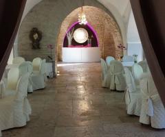 Sala interna di Villa Fenicia per il matrimonio