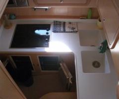 Cucina della barca per gli sposi