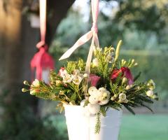 Dettagli di un matrimonio country chic