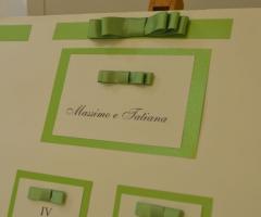 Tableau elegante sui toni del verde