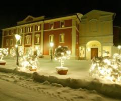 L'Hotel Monte del Re innevato
