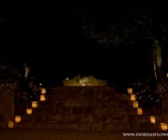 Candele per il ricevimento di matrimonio