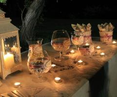 Luci e confetti di matrimonio