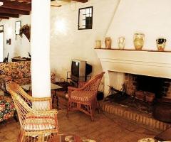 L'ambiente rustico della locanda