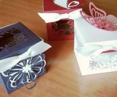 Partecipazioni e Coordinati di Tonia D'Adderio - Scatoline colorate