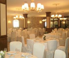 Sala interna per il banchetto di nozze a Napoli