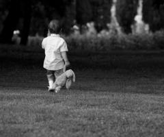 Fotografia bimbo al matrimonio