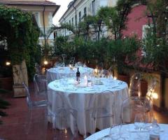 Terrazza per il ricevimento di matrimonio