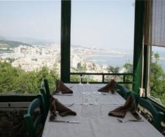 La vista dalle vetrate