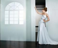 Abito da sposa azzurro