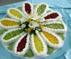 Dolce di frutta al San Paolo Palace Hotel