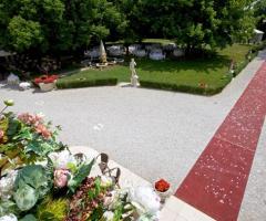 l'ingresso visto dall'alto