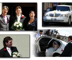 la partenza degli sposi