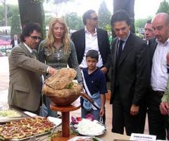 Gabriella Carlucci ad un ricevimento di Top catering Latina
