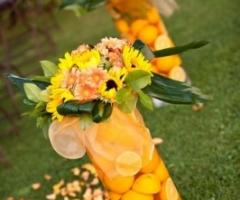 Allestimento cerimonia all'aperto