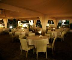 Villa Posillipo - Tavoli per gli invitati al matrimonio