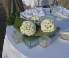 Masseria Torre Maizza - Particolare dell\'allestimento floreale per le nozze