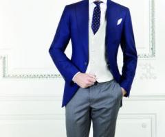 Mezzo tight blu per il matrimonio