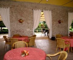 Tavoli per il banchetto di nozze