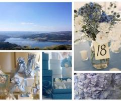 Un matrimonio a tema azzurro realizzato da Verdi Voglie wedding planner