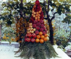 Centrotavola con frutta