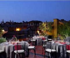 Roof garden per il ricevimento di matrimonio - Residenza di Ripetta