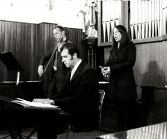 Il trio durante un servizio - Musica per la cerimonia Nuziale