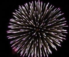 Spettacolo pirotecnico per il ricevimento di matrimonio