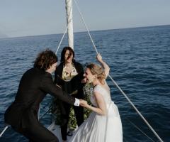 Matrimonio in barca.
Ceremonies by Chiara